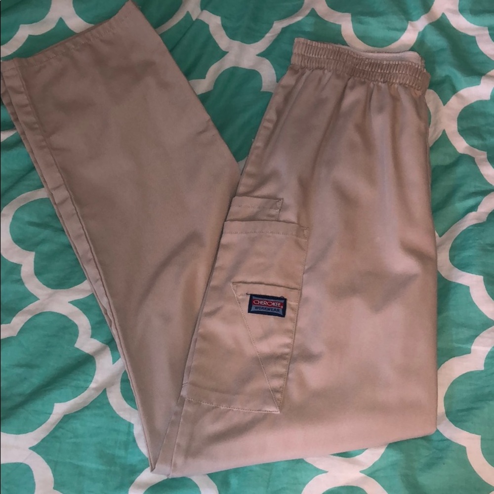Khaki Cherokee Workwear Scrub Pants